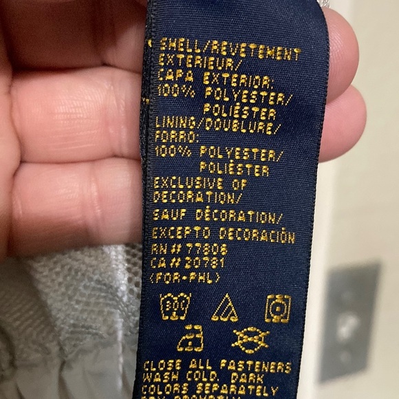 Tommy Hilfiger Gray/ tan  Golf Windbreaker Jacket - Picture 7 of 11